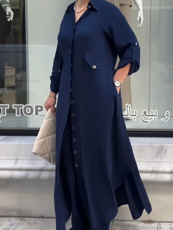 Angela Tripoli™ Dvoudílná sada šatů a kalhot s širokými nohavicemi