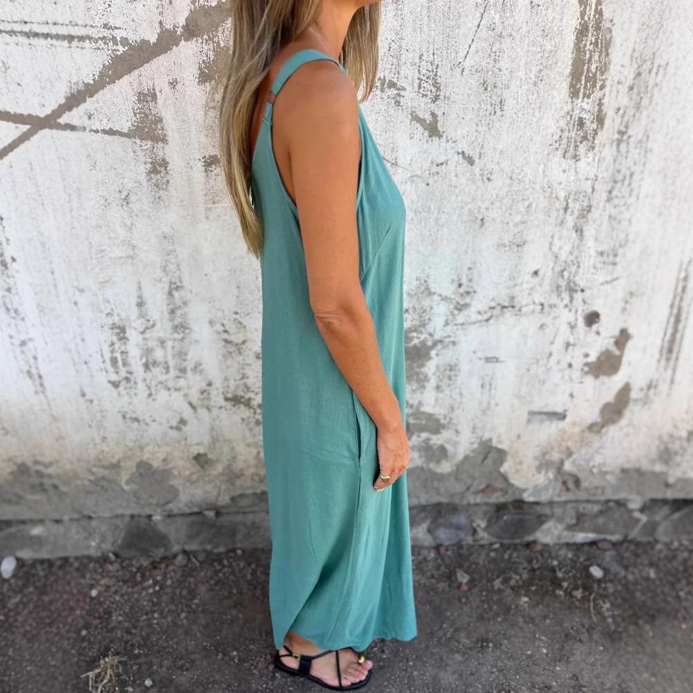 Edda Lovato™ Ležérní overal s kapsami a nastavitelnými ramínky