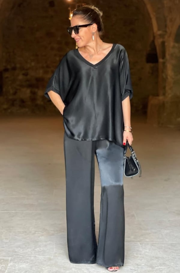 Eva Di Muro™ Dvoudílný set s výstřihem do V