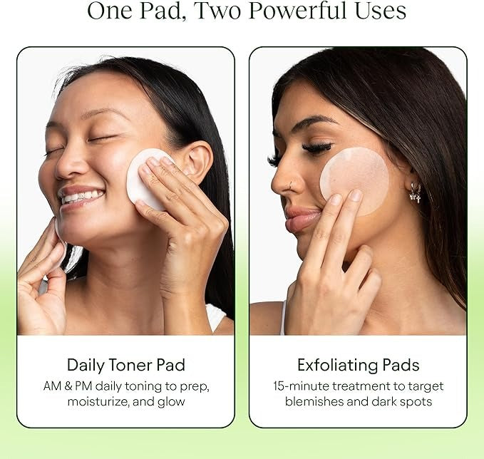 JIYU™ Exfoliační tamponky pro sjednocený tón pleti