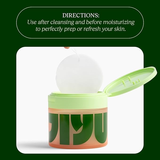 JIYU™ Exfoliační tamponky pro sjednocený tón pleti