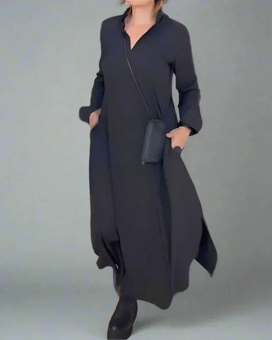 Mirta Saccoccio™ Elegantní dlouhé šaty
