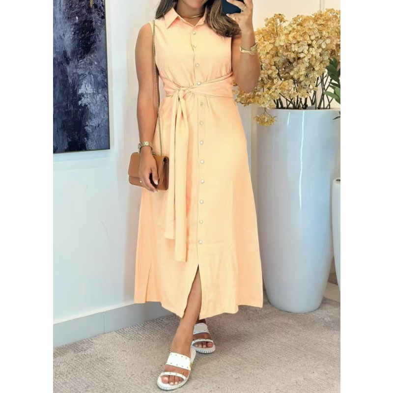 Savina Longino™ Jedinečné šaty s límečkem