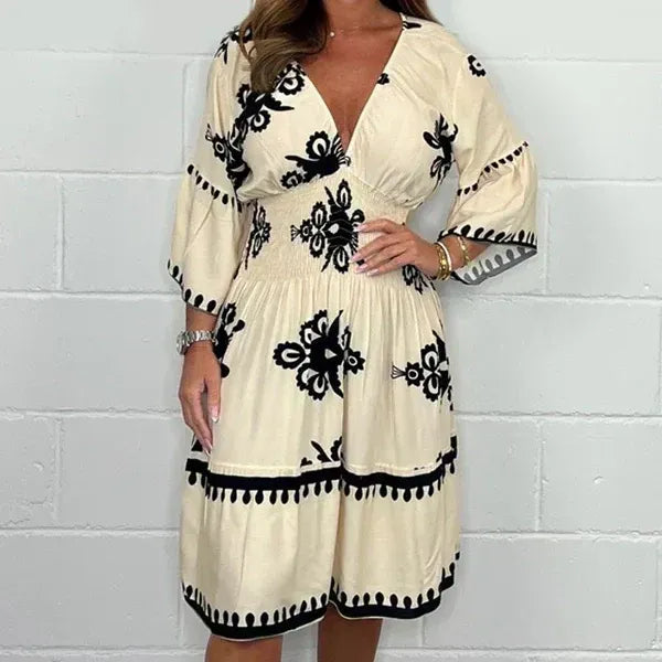 Ulfa Carboni™ Dámské Boho květinové šaty