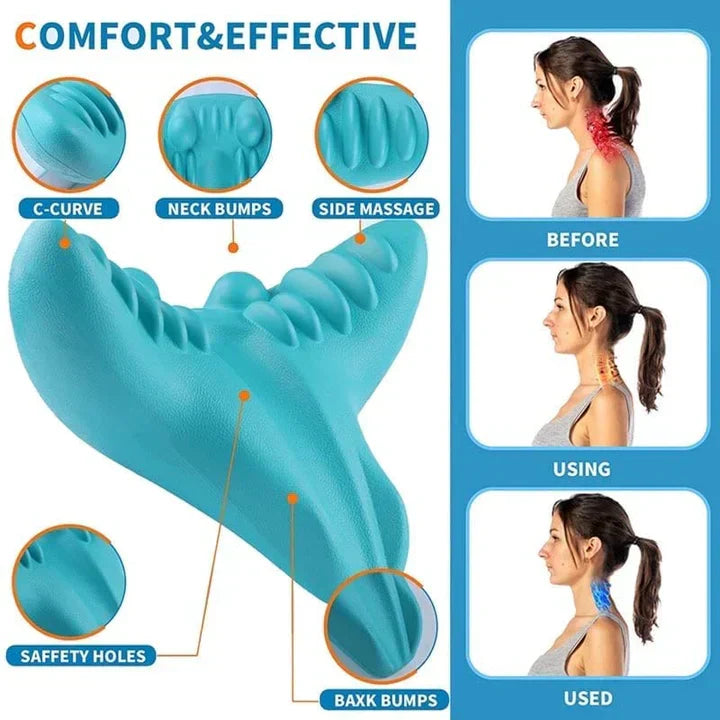 CerviCare™ Masážní polštář pro úlevu od bolesti krku
