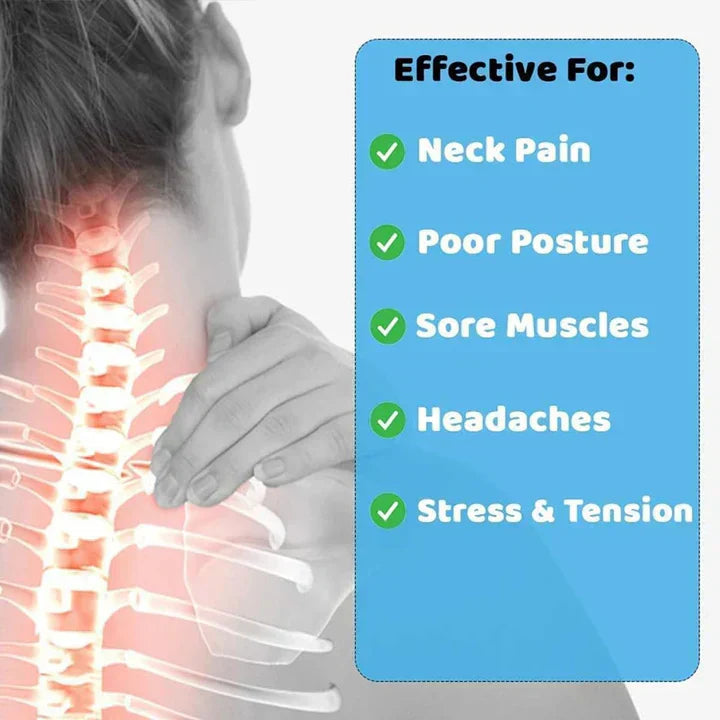 CerviCare™ Masážní polštář pro úlevu od bolesti krku