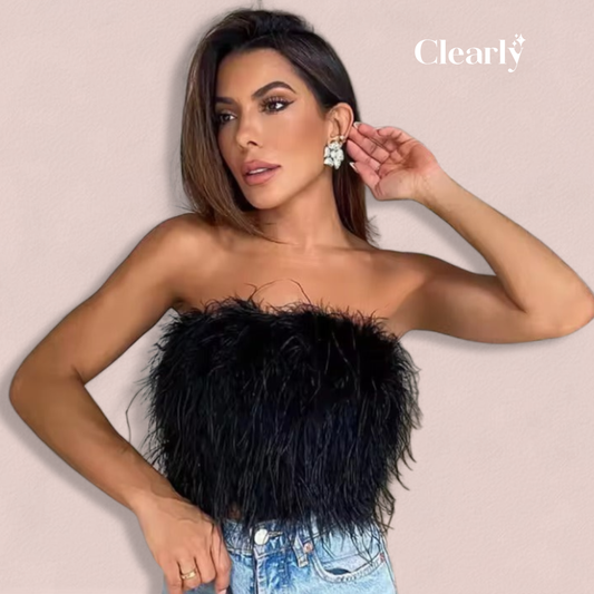 Olga Tella™ Módní nadýchaný top