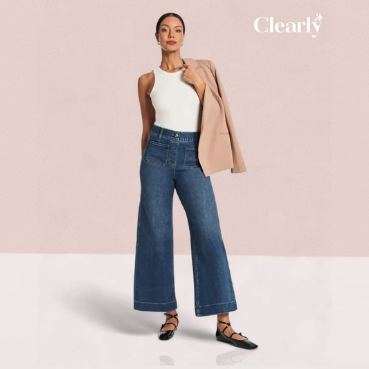 Ombretta Cotta™ Dámské džíny s širokými nohavicemi