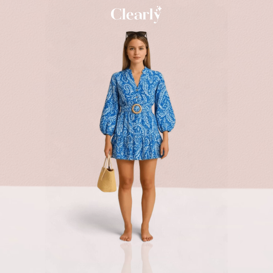 Venera Nesci™ Boho minišaty s páskem