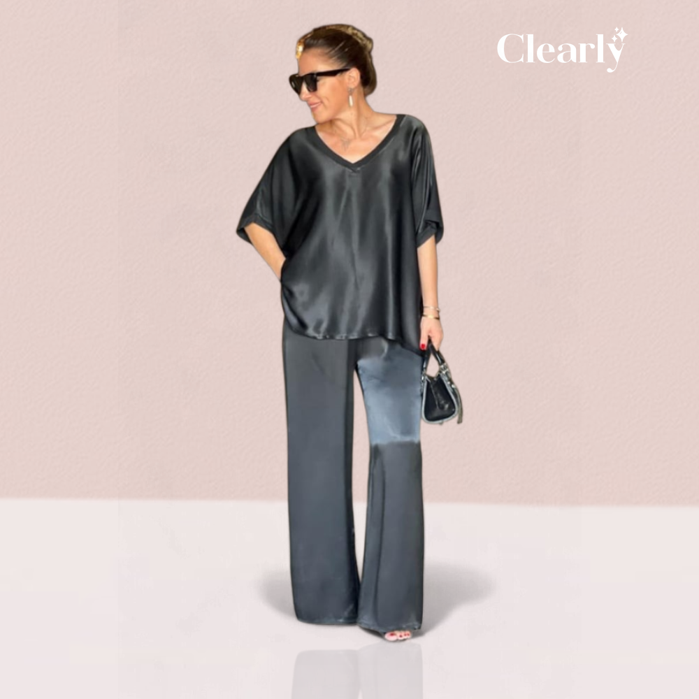 Eva Di Muro™ Dvoudílný set s výstřihem do V