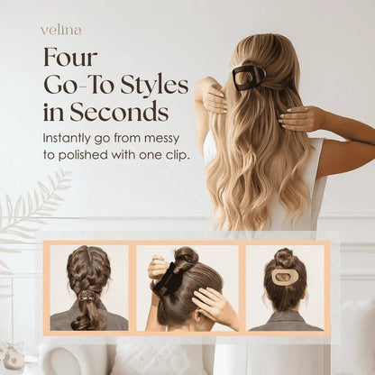 Clixure™ Sada 4 plochých pohodlných spon