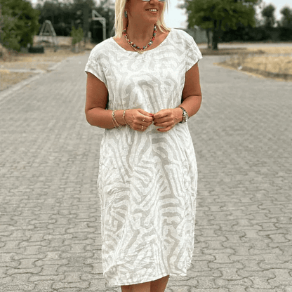 Colomba Lillo™ Boho Vintage ležérní šaty s potiskem