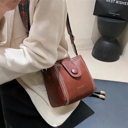 Dulina Rosa™ Vintage módní taška s nastavitelným popruhem