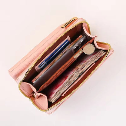 Forever Jiangbao™ Dámská peněženka přes rameno s držákem na mobil