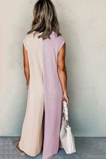 Linda Zambito™ Dámský ležérní overal s širokými nohavicemi