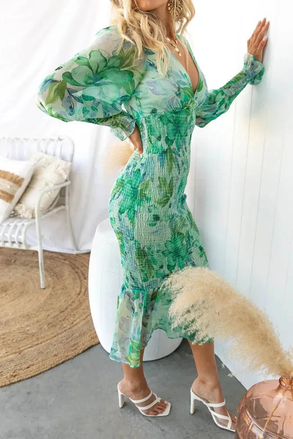 Marita Tardio™ Elegantní květinové šaty