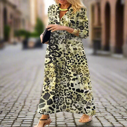Marzia Baglio™ Módní šaty s leopardím vzorem