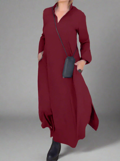 Mirta Saccoccio™ Elegantní dlouhé šaty