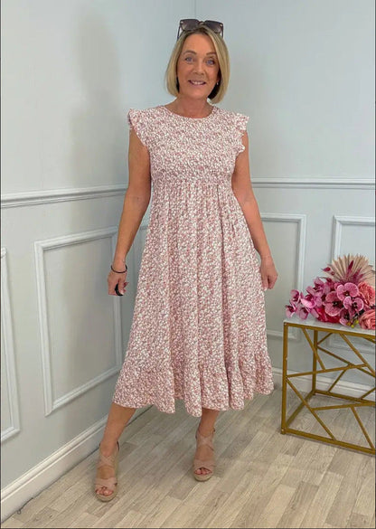 Rosa Fucci™ Elegantní šaty s květinovým vzorem