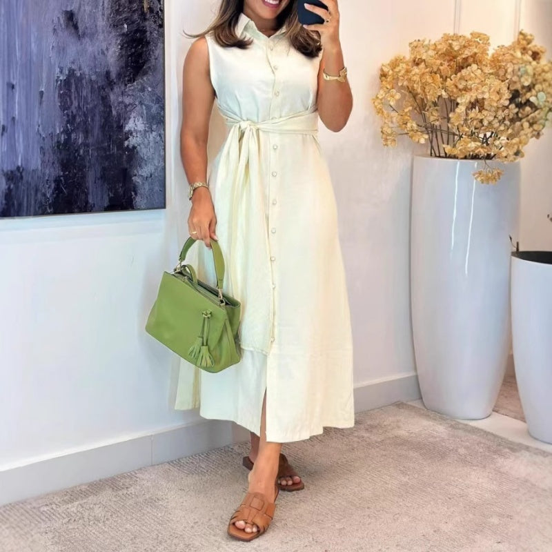 Savina Longino™ Jedinečné šaty s límečkem