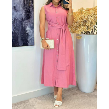 Savina Longino™ Jedinečné šaty s límečkem