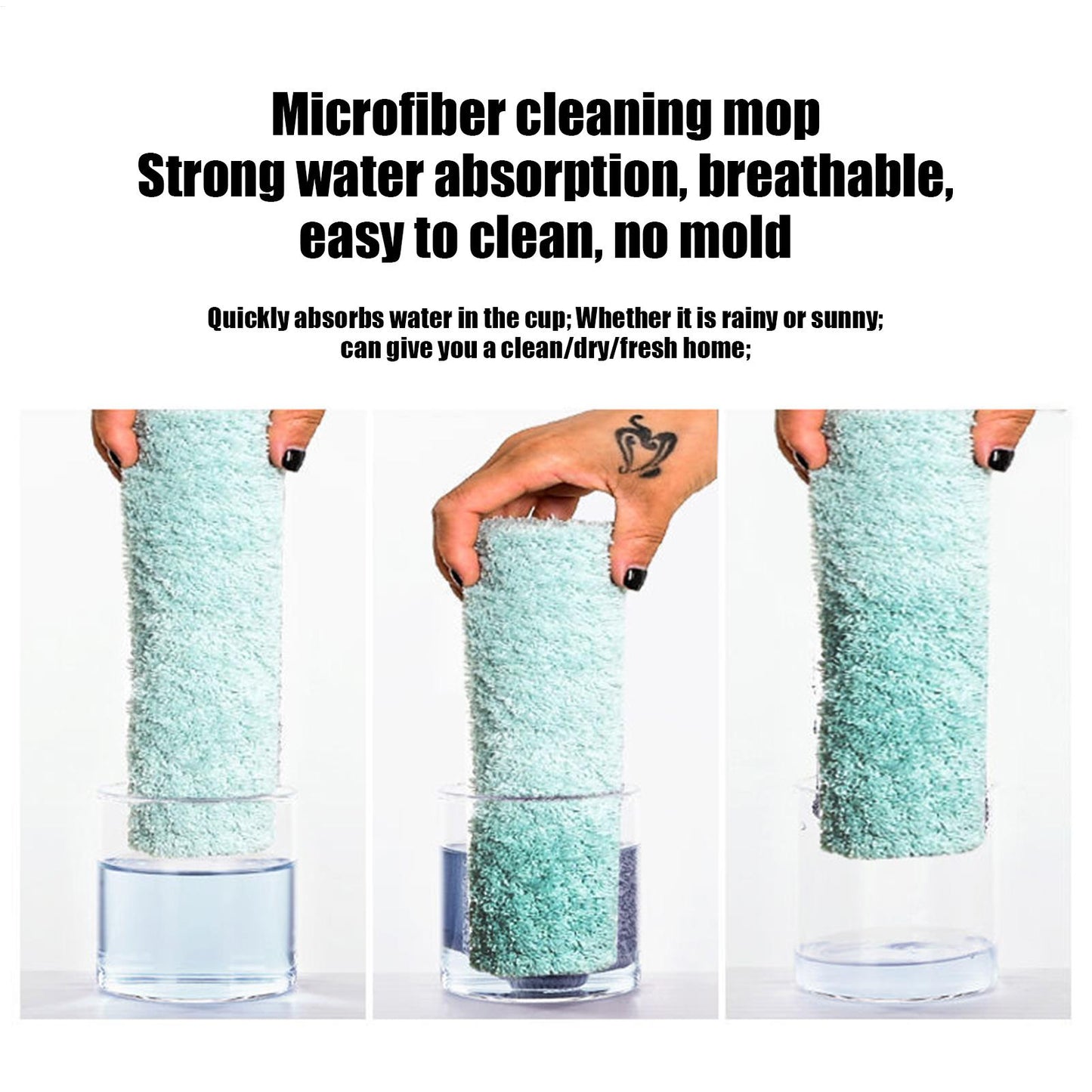 SmartWipe™ Plochý mop s opakovaně použitelnými omyvatelnými utěrkami