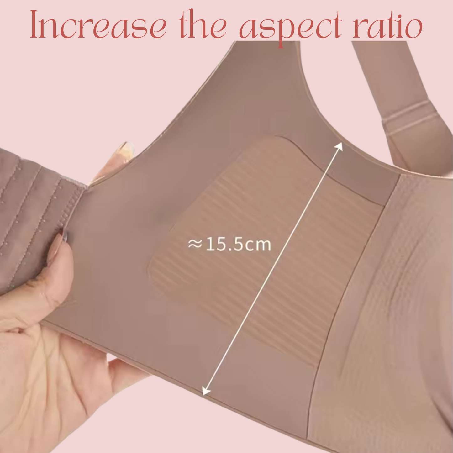 Trasea Colli™ Bezdrátová protiskluzová podprsenka